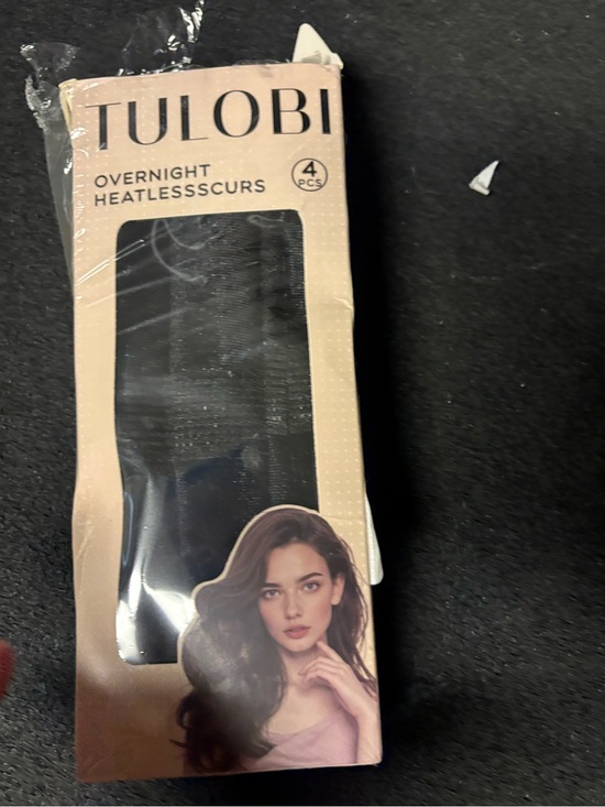 TULOBI Accessories - TULOBI Overnight Heatless Curlers Set Black 4pc Hair Curling Ribbon Kit
